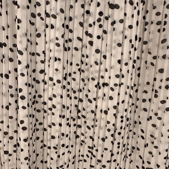 Black and white dot midi skirt, size large, WD NY brand - Picture 3 of 4
